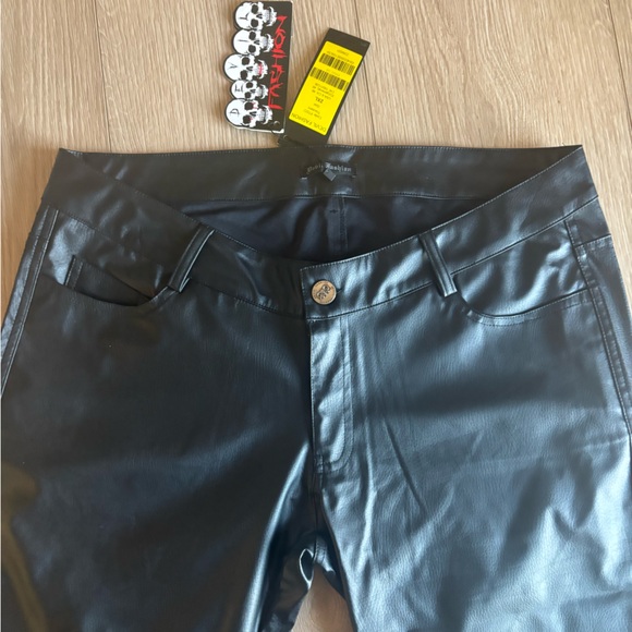 Devilish Fashion Black “Leather” Pants - Picture 2 of 10
